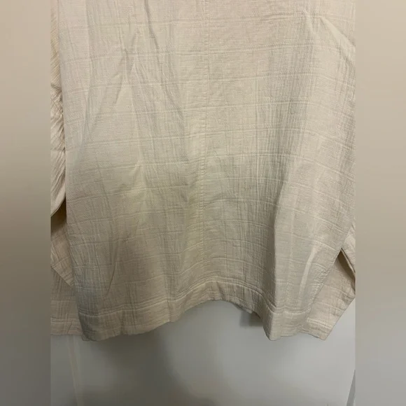 Eileen Fisher Mandarin Collar Channel Snap Jacket
